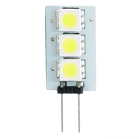 G4 (GU4) LED-Lamp 12 Volt 0,6 Watt, plat (Vervangt 5W)