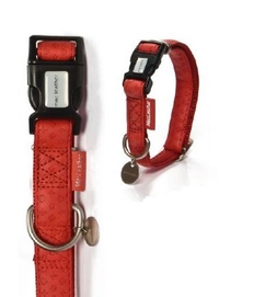 Hondenhalsband Beeztees Mac Leather Rood