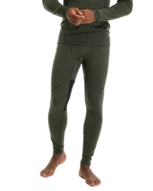 Legging Bergans Men Inner:Pure Merino Pine Forest/Dark Shadow Grey Nauwsluitende pasvorm