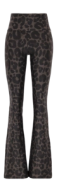 Leggings Deblon Celine Flared Damen Leopard Cacao