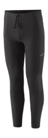 Legging Patagonia Men Endless Run Tights Black Nauwsluitende pasvorm