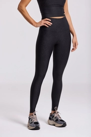 Leggings Deblon Women Classic High Waistband Cheetah Black