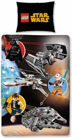 Dekbedovertrek Lego Star Wars Space Katoen