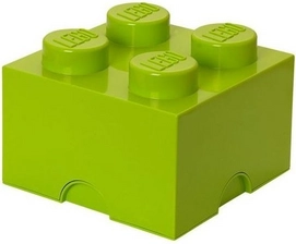 Opbergbox Lego Brick 4 Lime Groen