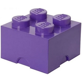 Opbergbox Lego Brick 4 Paars