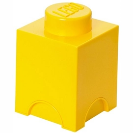 Opbergbox Lego Brick 1 Geel