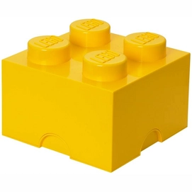 Storage Box Lego Brick 4 Yellow