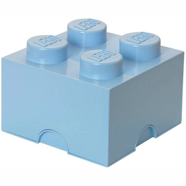 Storage Box Lego Brick 4 Light Blue
