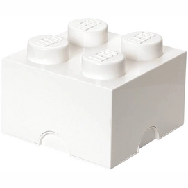 Boîte de Rangement Lego Brick 4 Blanc
