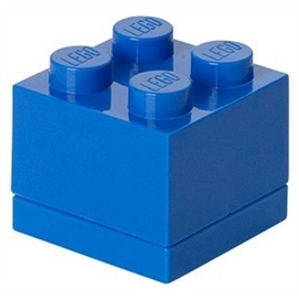 Opbergbox Lego Mini Brick 4 Blauw