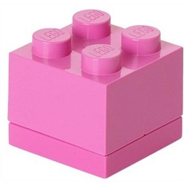 Boîte de Rangement Lego Mini Brick 4 Rose