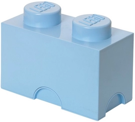 Opbergbox Lego Brick 2 Licht Blauw