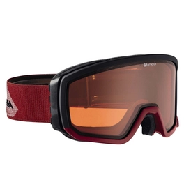 Skibrille Alpina Scarabeo QH Schwarz / Rot