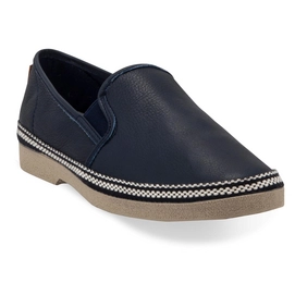 Slipper Flossy Leon Navy Leder