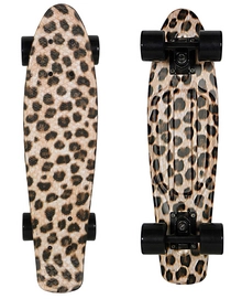 Skateboard Urban Vintage Cruiser Leopard