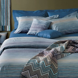 Dekbedovertrek Missoni Jill Turquoise Multicolor Katoen