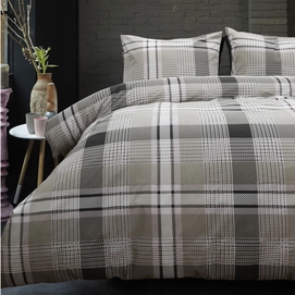 Dekbedovertrek Beddinghouse Lewiston Taupe Katoen
