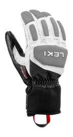 Gloves Leki Griffin Pro 3D White Black