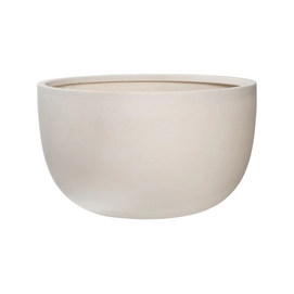Flower Pot Pottery Pots Refined Sunny L Natural White 45 x 27 cm