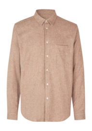 Shirt Samsoe Samsoe Men Liam NF Brown Sugar Mel.