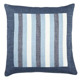 Sierkussen Libeco Santa Cruz Navy Stripe Linnen-50 x 50 cm