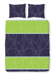 Parure de Lit Satin D'or Libretto Vert Satin