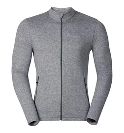 Vest Odlo Midlayer Full Zip Alagna Men Grey Melange