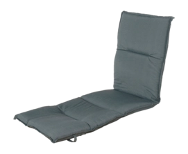 Coussin de Bain de Soleil Hartman Cuba Graphite Blue (195 x 63 cm)