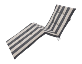 Coussin Bain de Soleil Madison Amora Grey (200 x 65 cm)