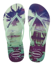 Slipper Dames Havaianas Slim Paisage Light Green