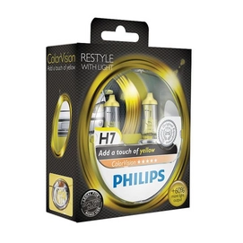Autolampenset Philips ColorVision H7 Yellow