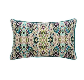 Sierkussen Essenza Lilah Aqua Canvas