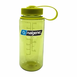 Water Bottle Nalgene Wide Mouth 500 ml Water Bottle Spring Green Cap