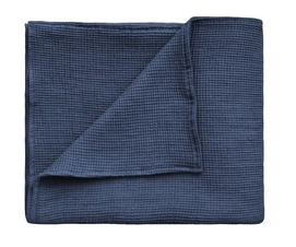 Plaid Marc O'Polo Linen Pique Ocean Blue