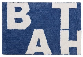 Bath Mat Sealskin Littera Blue