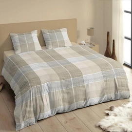 Dekbedovertrek Descanso Liviana Beige Satijn