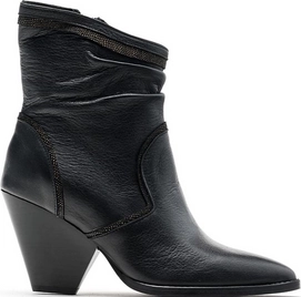 Rehab Women Lizzy Leather Mini Stud Black