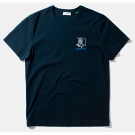 T-Shirt Edmmond Studios Men Log Off Plain Navy