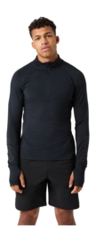 Funktionsshirt Björn Borg Midlayer Half Zip Herren Black Beauty