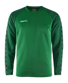 Longsleeve Craft Men Squad 2.0 Crewneck Team Green-Ivy