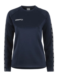 Longsleeve Craft Women Squad 2.0 Crewneck Navy