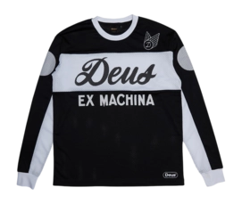 Longsleeve Deus Men Saber Moto Jersey Black