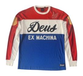 Longsleeve Deus Men Saber Moto Jersey Tri Colour