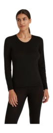 Longsleeve Falke Women Daily ClimaWool Black