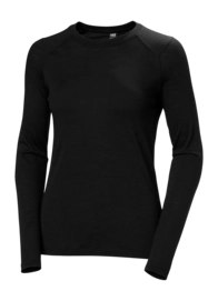 Longsleeve Helly Hansen Women HH Durawool Crew LS Black Regular Fit