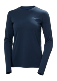Longsleeve Helly Hansen Women Lifa Active Solen LS Navy UPF 50+