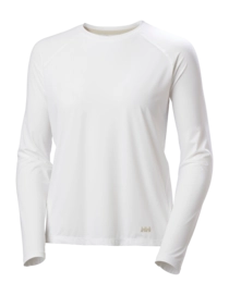 Longsleeve Helly Hansen Women Shine Solen LS Crew White Regular Fit