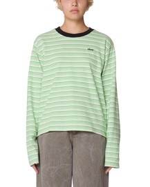 Langarmshirt Obey Dorothy Stripe Damen Natural Multi