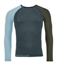 Longsleeve Ortovox Herren 120 Comp Light Dark Arctic Grey Long Sleeve Athletic Fit