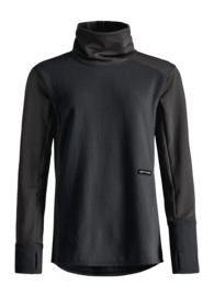 Longsleeve Ortovox Damen Fleece Cord Longsleeve Black Raven Loose Fit